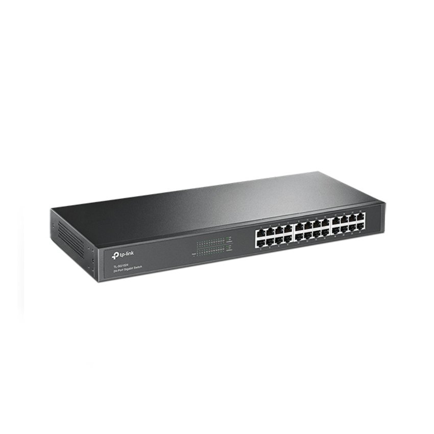 Switch TP-Link TL-SG1024 (24 cổng RJ45 10/100/1000Mbps, vỏ kim loại, gắn tủ Rack 19 inch)