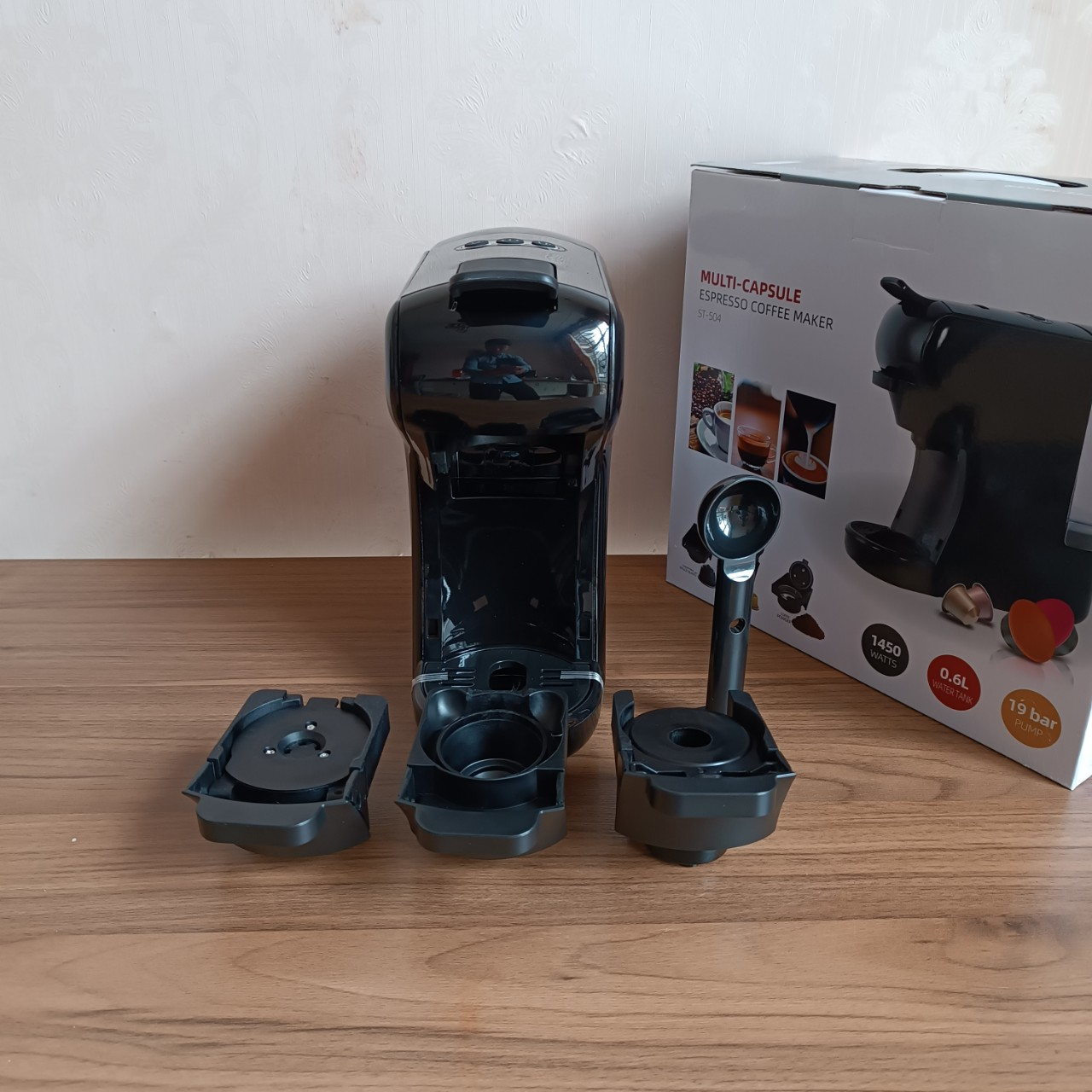 Máy pha cà phê viên nén ST504 – chuẩn vị Espresso – 3 in 1