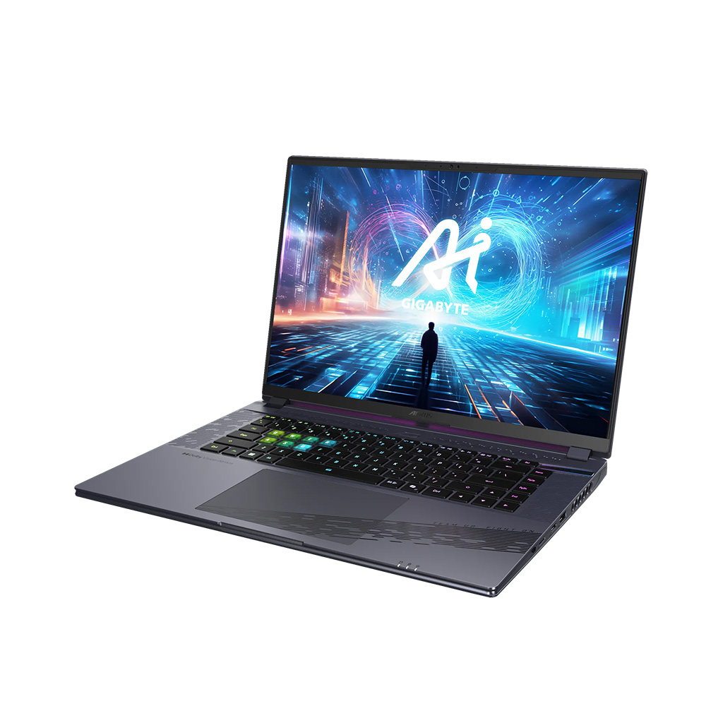 Laptop Gigabyte AORUS 16X ASG-53VNC54SH (Intel Core i7-14650HX | RTX 4070 8GB | 16 inch WQXGA 165Hz | 16GB | 1TB | Win 11 | Xám)