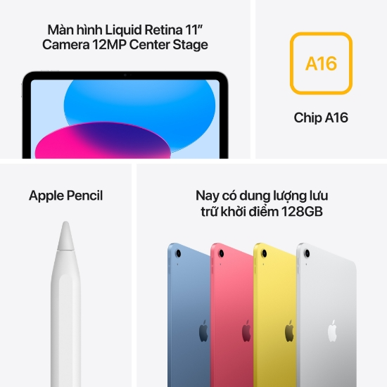 iPad A16 11 inch Wifi (512GB)