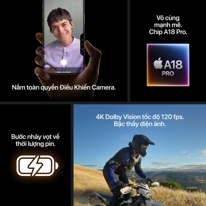 iPhone 16 Pro 256GB - Chính hãng VN/A