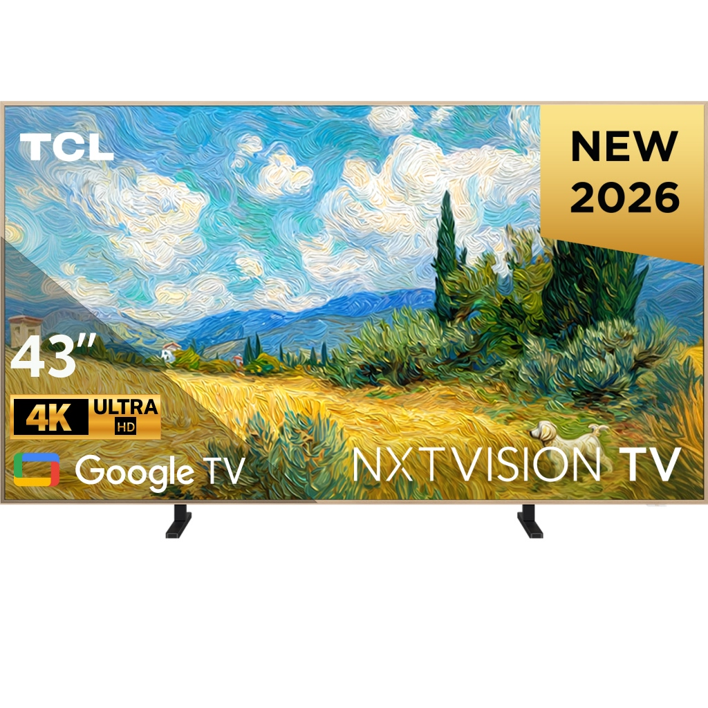Google Tivi QLED TCL 4K 43 inch 43A400 Pro Đen