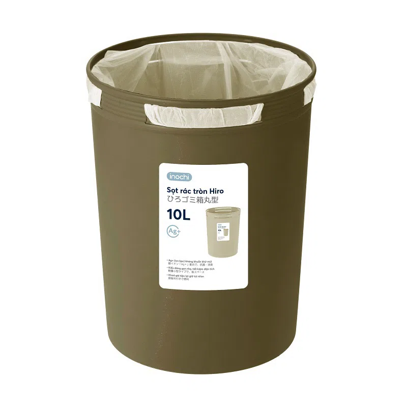Sọt rác Inochi Hiro 10L