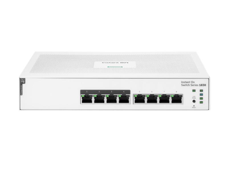 Switch PoE Aruba Instant On 1830 8G 65W - JL811A