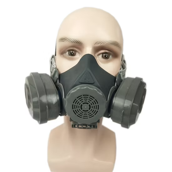Mặt nạ bảo vệ chống bụi hóa chất nửa mặt bằng cao su