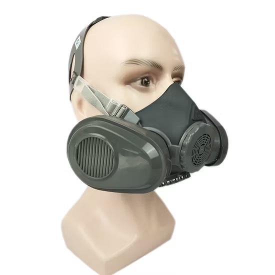 Mặt nạ bảo vệ chống bụi hóa chất nửa mặt bằng cao su