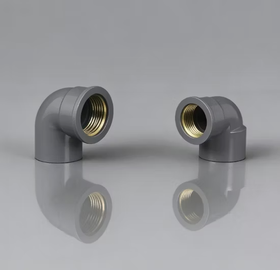 Ống nối nhựa PVC-U 90° Khuỷu nối ren trong, cho hệ thống cấp nước và hệ thống ống nước