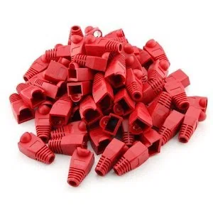 ĐẦU CHỤP DÂY MẠNG Rubber Boot, Red colour  (50pcs per pack)