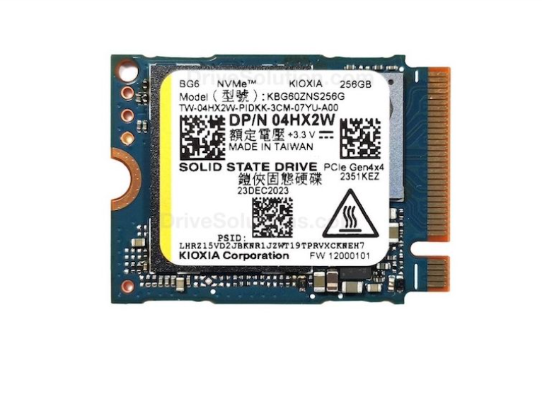 SSD NVME KIOXIA 256GB BG6 GEN 4
