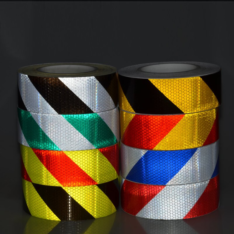 Băng phản quang màu vàng và đen