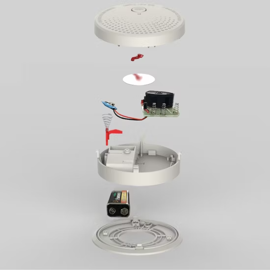 Báo động khói quang điện chạy bằng pin TSS912A