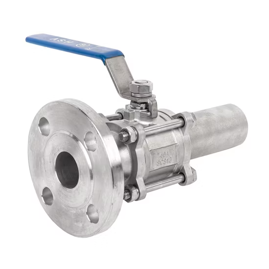 Van bi hàn tay ba mảnh bằng thép không gỉ