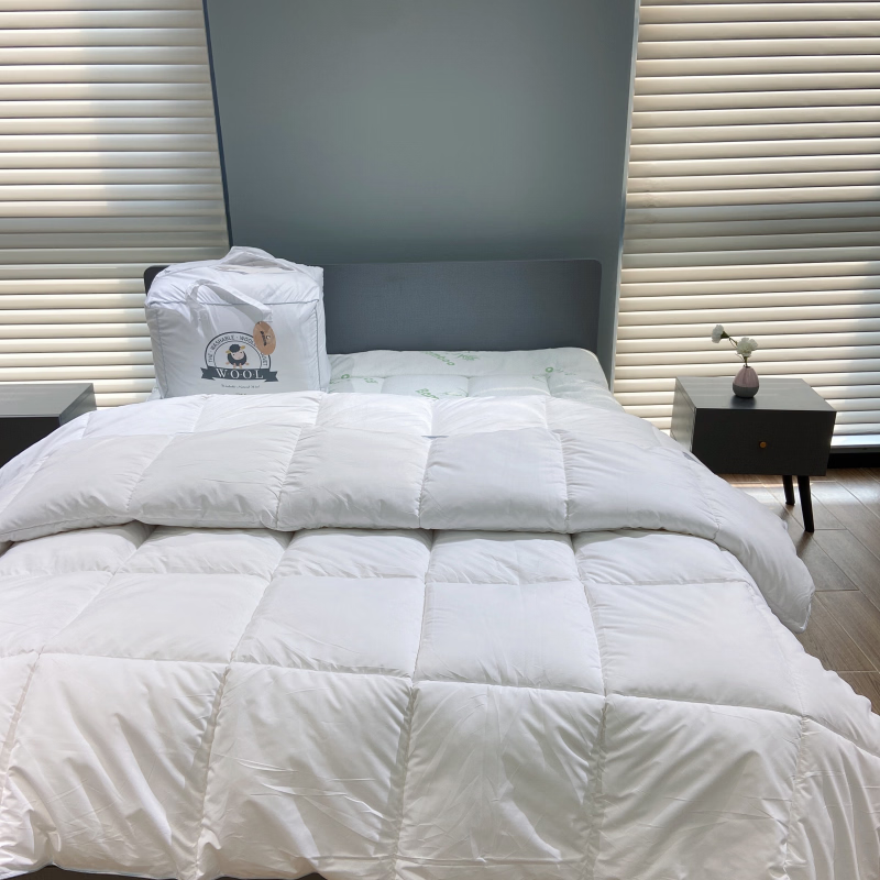 Chăn bông ngủ bằng len tự nhiên