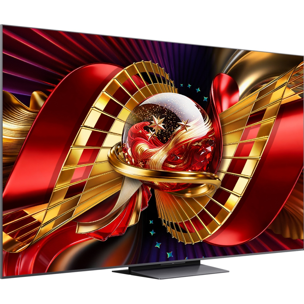 Google Tivi SQD-Mini LED TCL 4K 55 inch 55C8L Đen