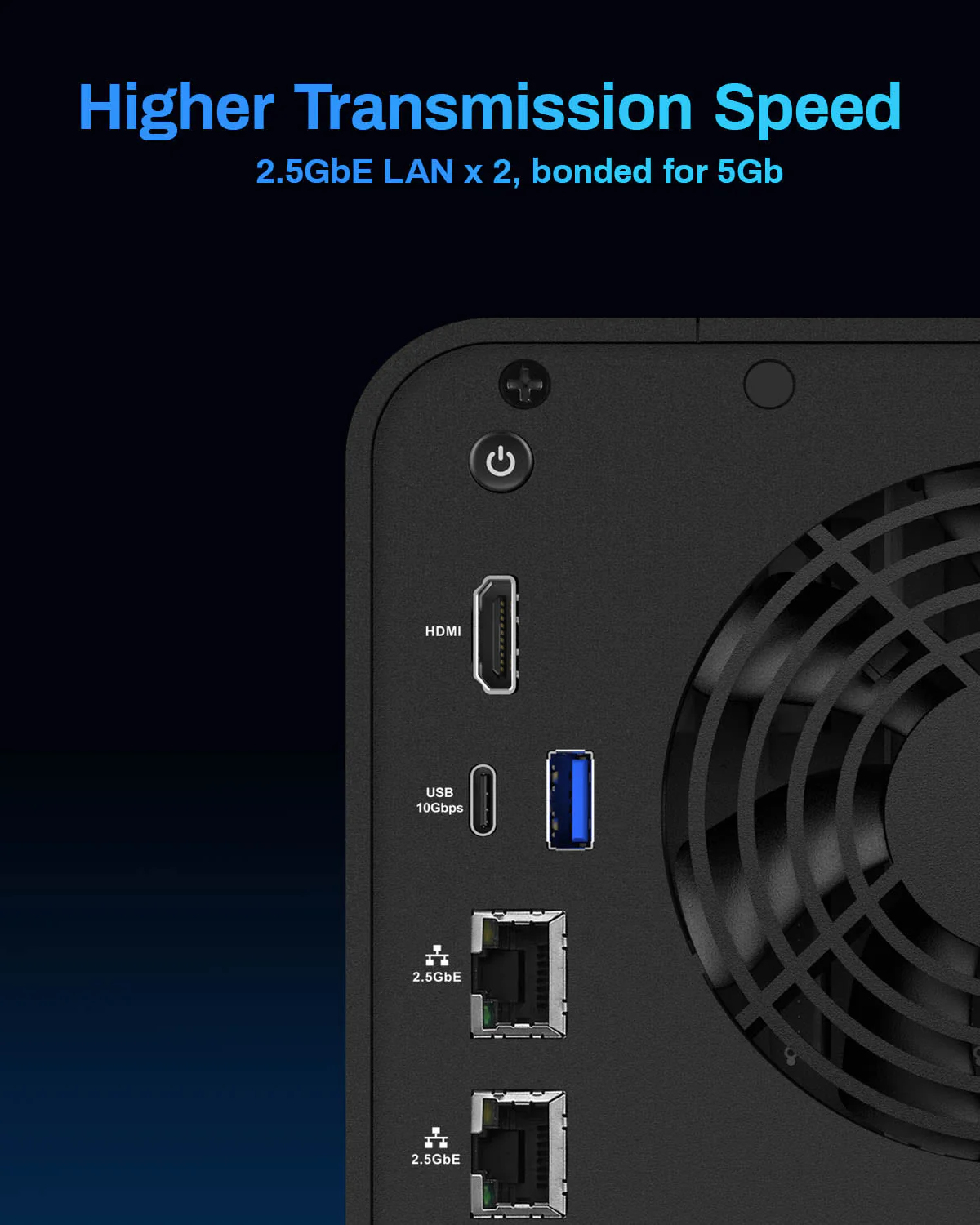 Thiết bị lưu trữ NAS TerraMaster F6-424 6 Bay 132TB