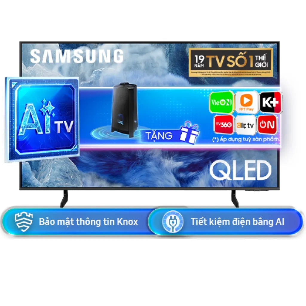 Smart Tivi QLED Samsung 4K 55 inch QA55Q8FAAKXXV (Màu Đen)