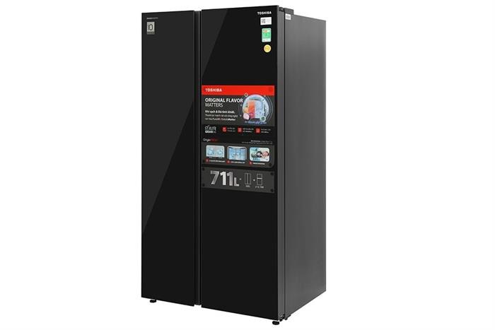Tủ lạnh Toshiba Inverter 711 lít Side By Side GR-RS905WIA-PGV(22)-XK