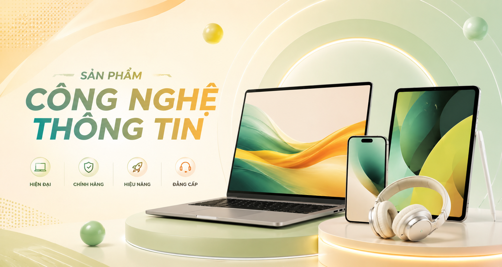 Banner Trang Chủ Cho Công Nghệ