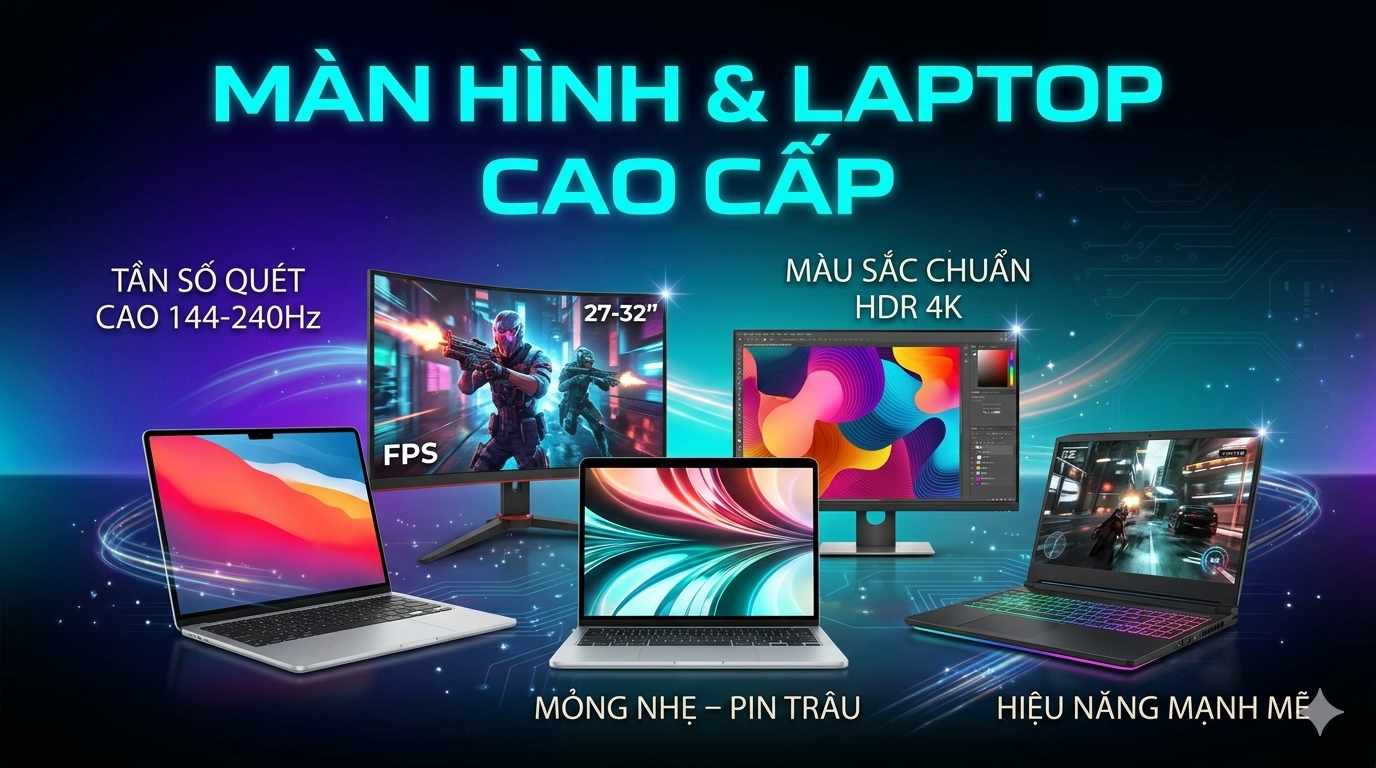 Banner Trang Chủ Cho Màn Hình Và Laptop
